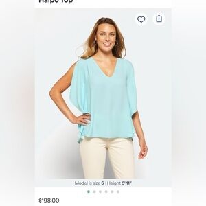 Trina Turk Sky Blue Women's Blouse